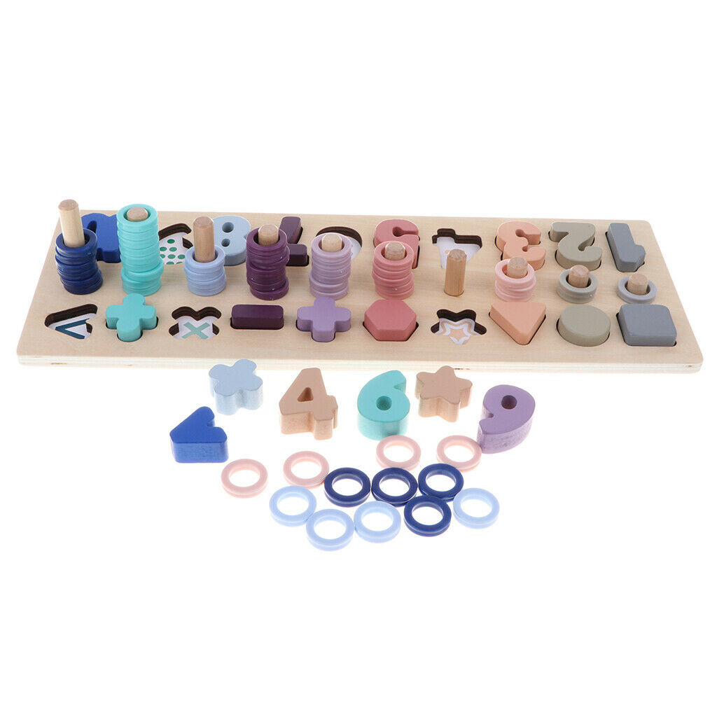 Geometric Wooden Toys Intellectual Development For Children