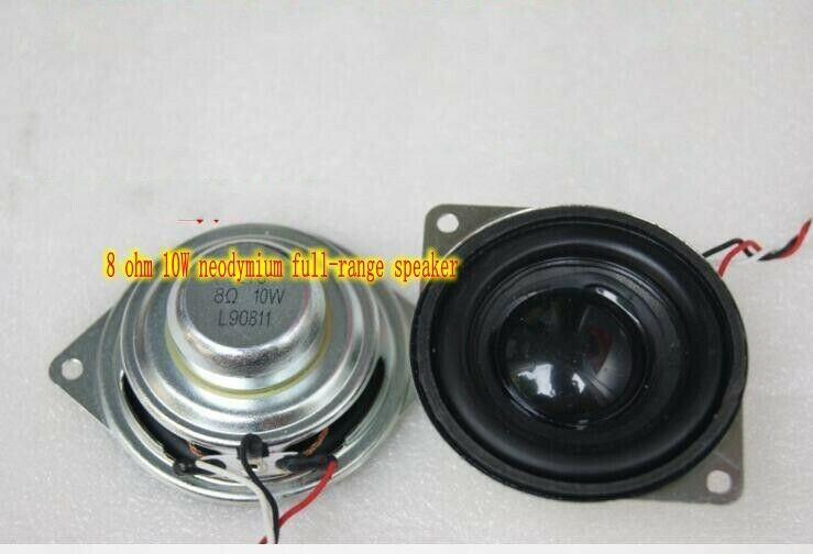 2pcs 2"inch 52MM Speaker 8ohm 10W Full range Loudspeaker sound column horn