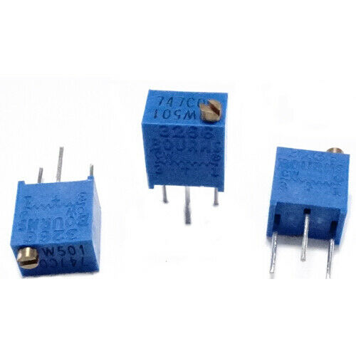 [5pcs] 3266W-1-501LF Potentiometer 0,5 kOhm Vertical THT