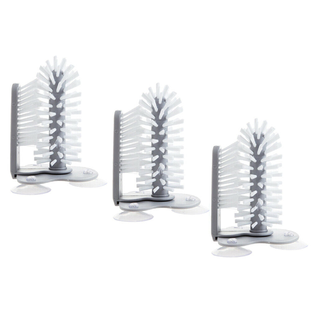 3 Packs Cup Washing Brush Home Kitchen Sink Tumbler Bottle Cleaner Tool