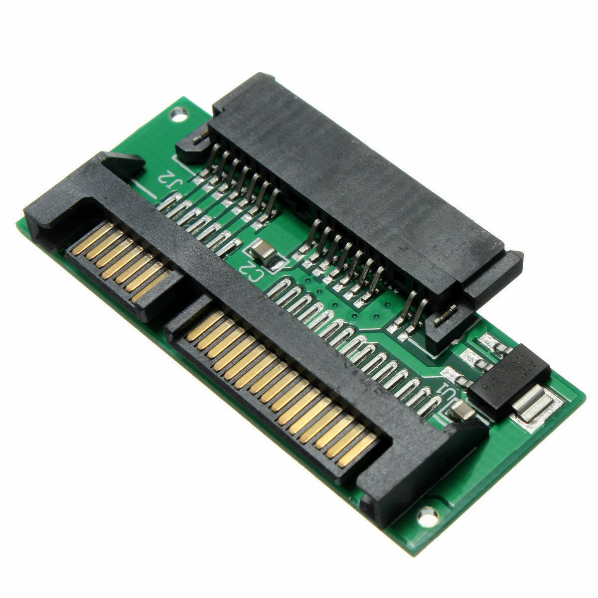 1.8 Micro SATA TO 7+15 2.5 inch Sata Adapter Converter Card - L49