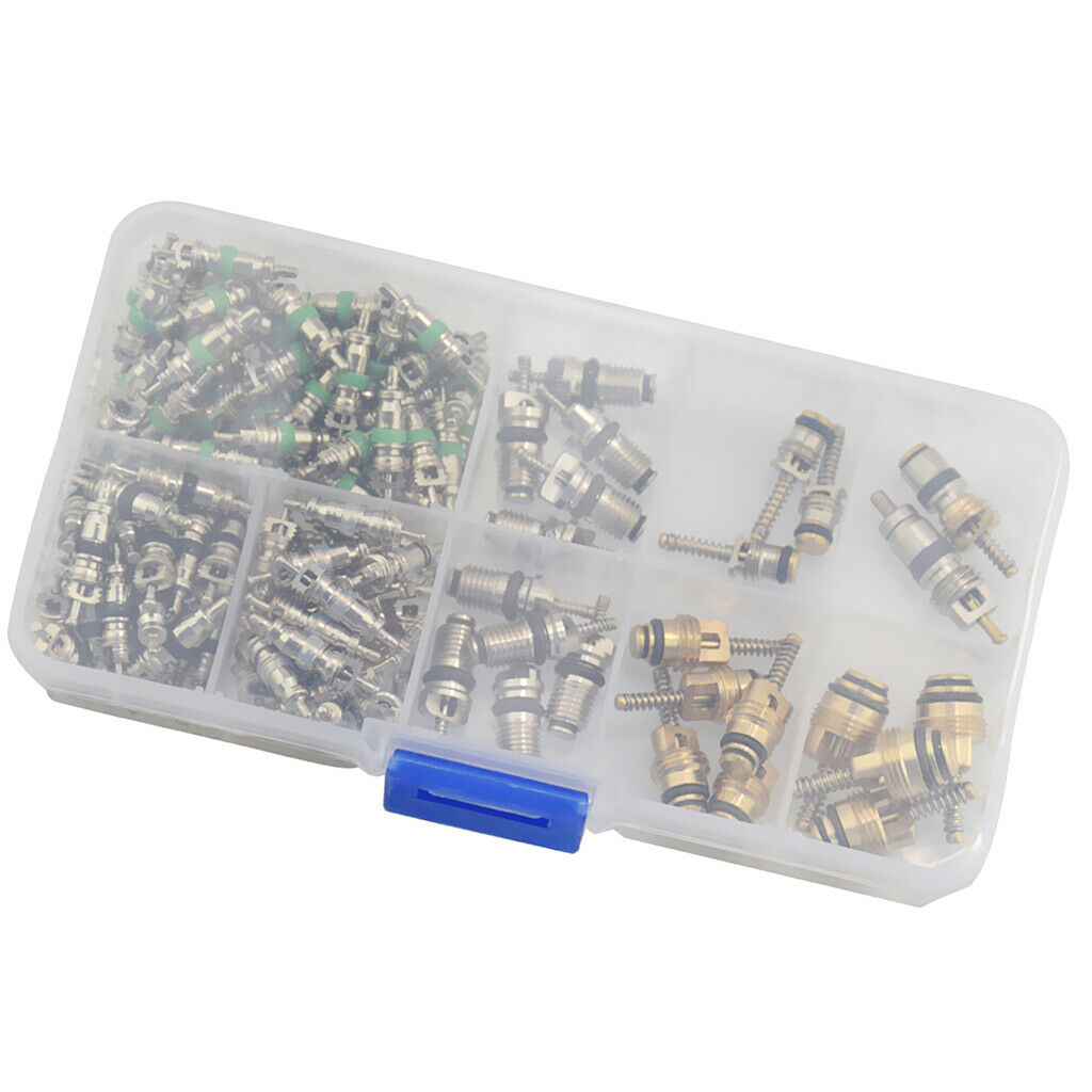 134 Pieces R134a R12 Air Conditioning A/C Valve Cores Remover Tool Assortment