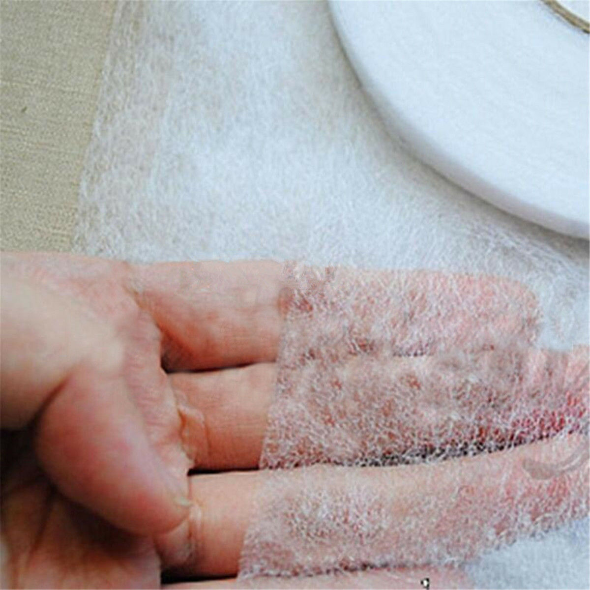 1M Double Sided Fusible Interfacing Fabric Buckram Glue Tape Iron DIY Cloth 12g