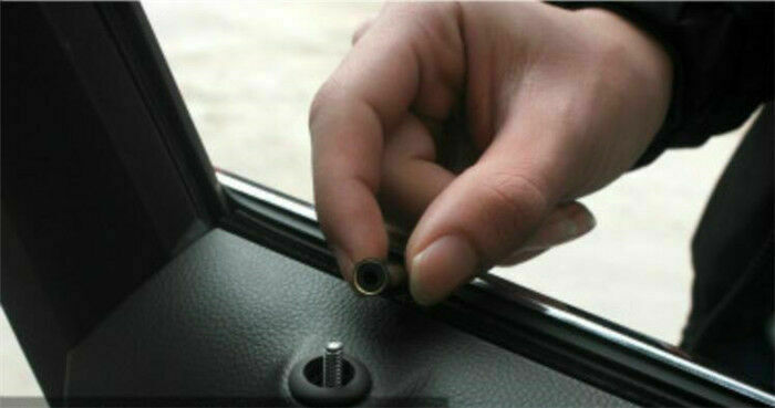 4Pcs Carbon Fiber Interior Dash Door Lock Knob Pins For Auto Car Truck Universal