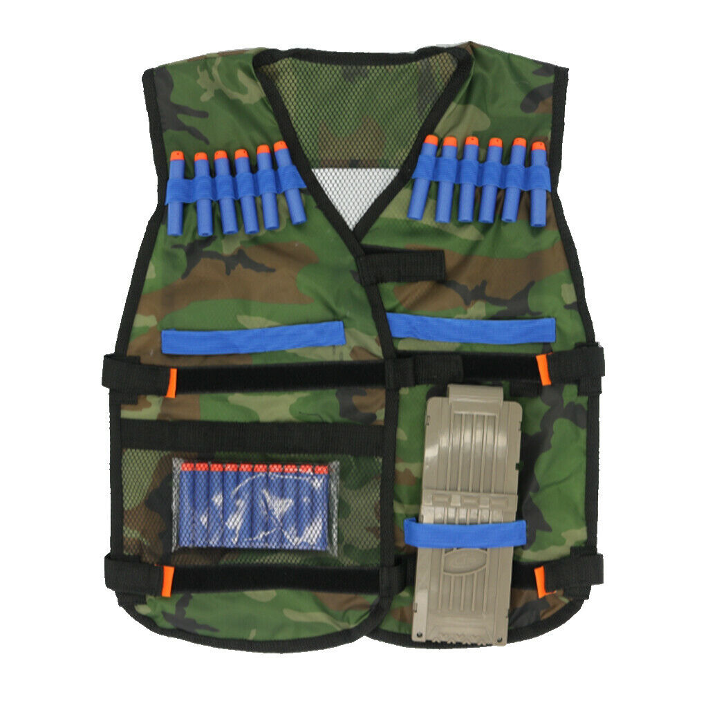 Children Adjustable Waistcoat   Camouflage Jacket Combat Training Vest