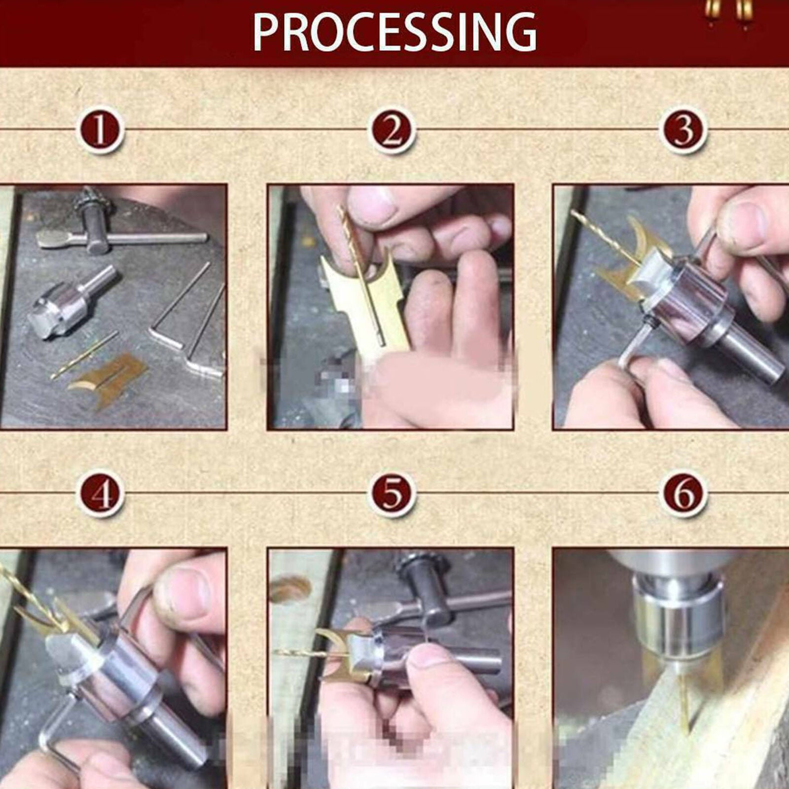 Buddha Beads Ball Alloy Router Bit Wooden Bead Maker Drill Bit Cutter Tools