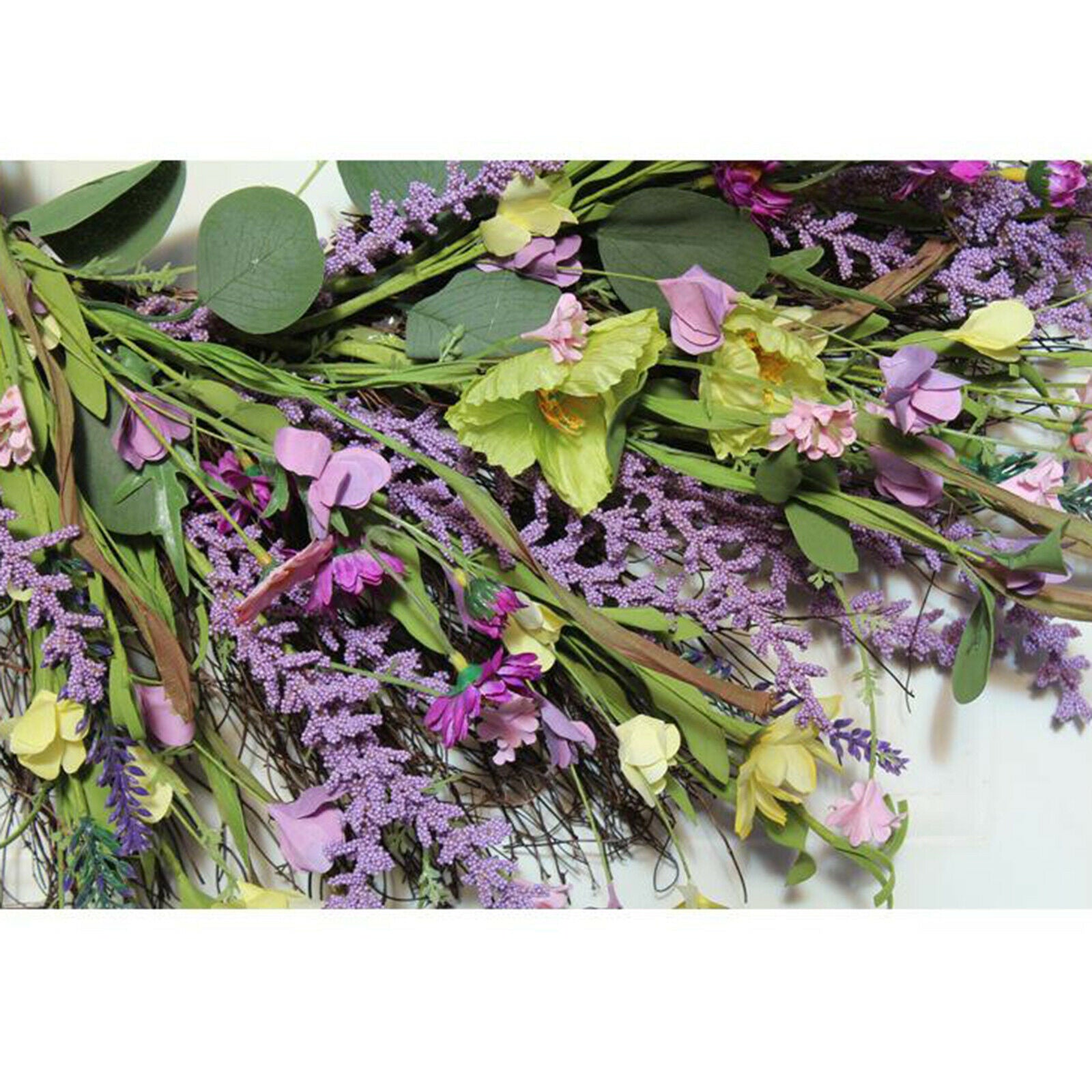 22'' Lavender Wreath Farmhouse Garland Front Door Window Festival Decor