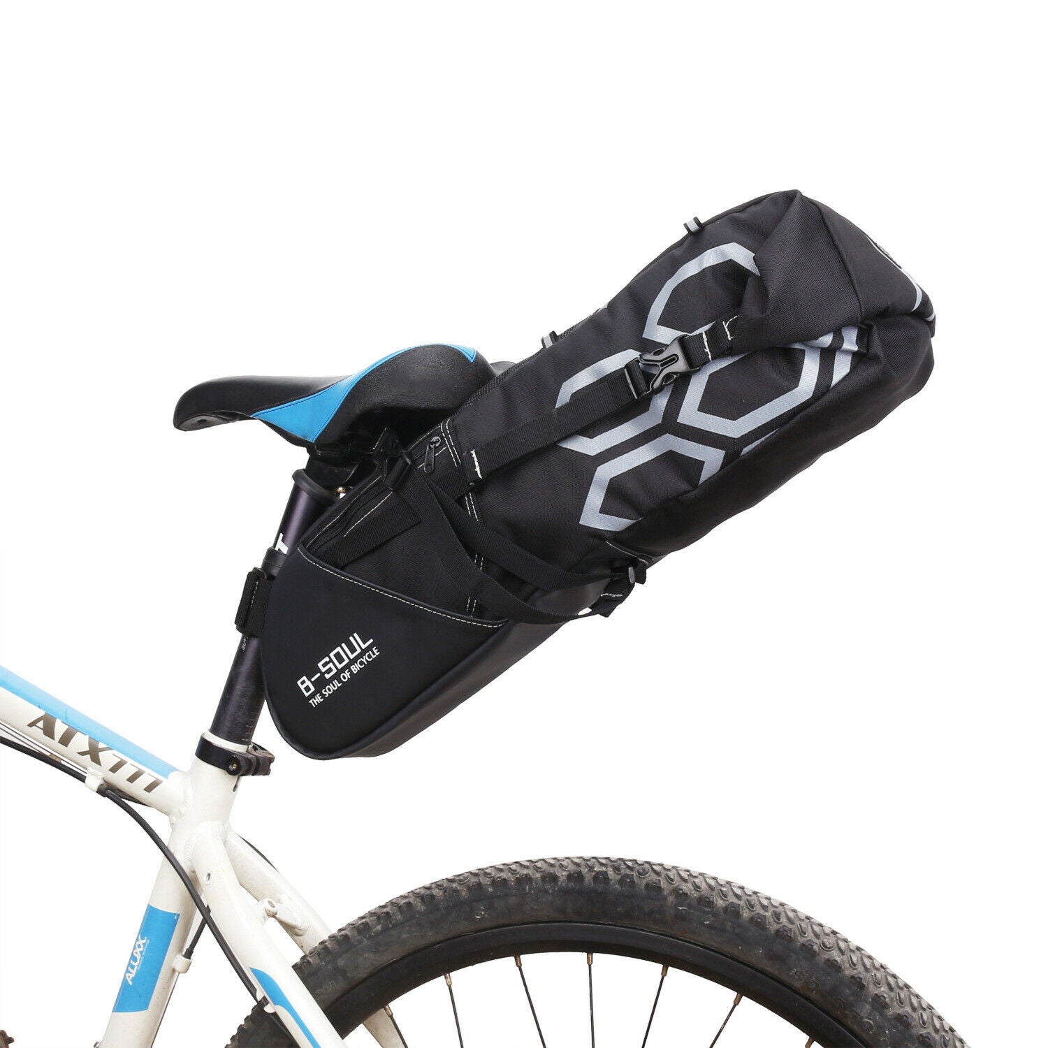 Large Mountain Road Bike Saddle Bag MTB Seat Tail Rear Pack For Cycling Bicycle