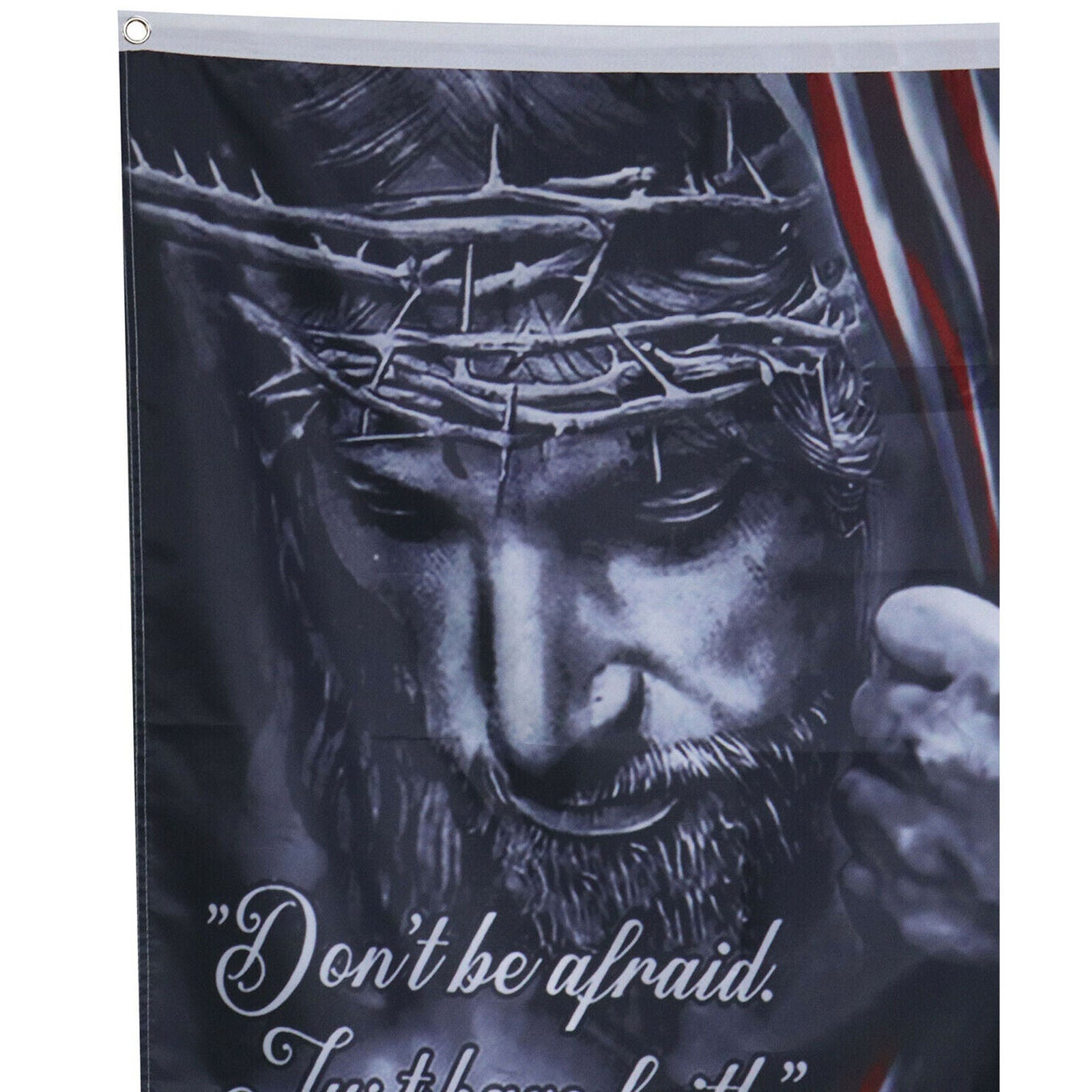 Jesus Christian Donâ€™t Be Afraid Just Have Faith Flag 3x5ft bannerNew