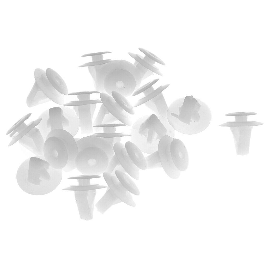 Car Door Buckle Plastic Sheeting/Interior Panels Snaps for Mazda White