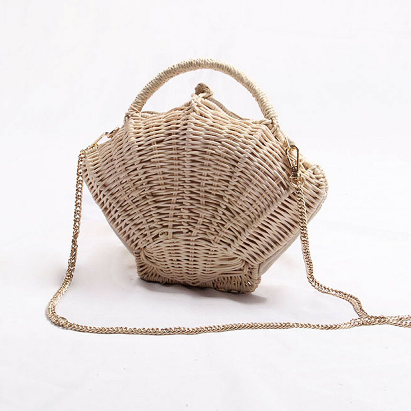Mini Small Messenger Bag Travel Beach Rattan Handbag Handwoven Woven Tote