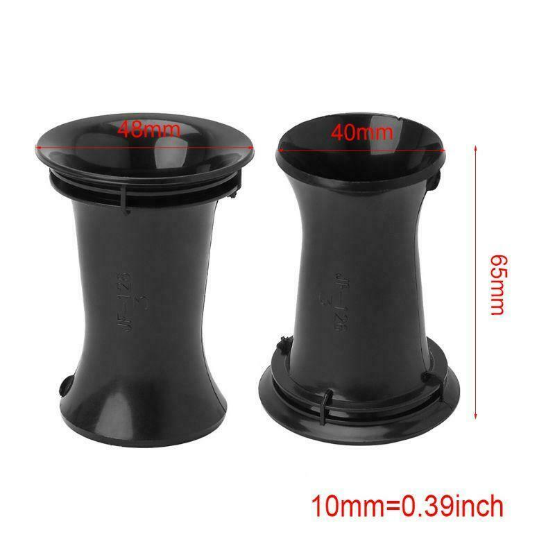 2x Speaker Port Tube Bass Reflex Vent Ventilation Connector Subwoofer Woofer Box