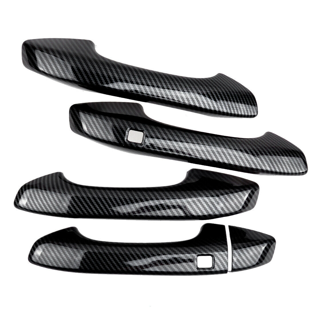 Four Carbon Fiber Style Door Handle Cover Trim Fit For Kia K5 Optima 2020-2021