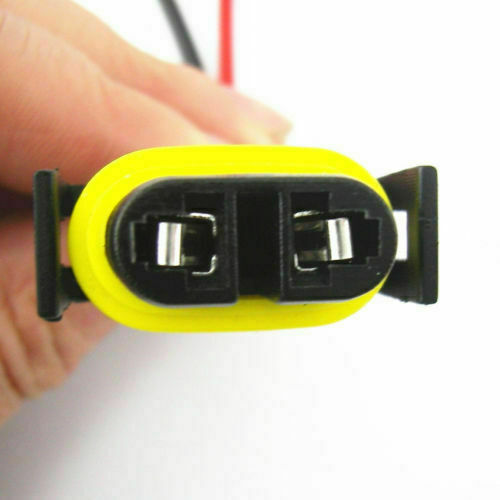 2pcs H11 H8 Female Adapter Socket Connector For Headlight Foglight Conversion