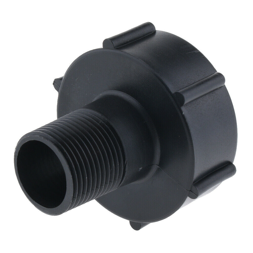 Plastic IBC Tote Valve Adapter, IBC Tank Fitting for Hose - 2 inch Coarse Thread