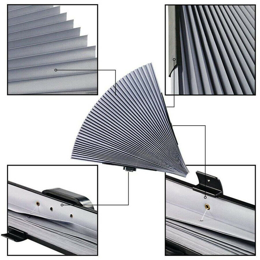 Foldable Rear Window Sun Shade Block Visor Folding Windshield Cover 46*183cm