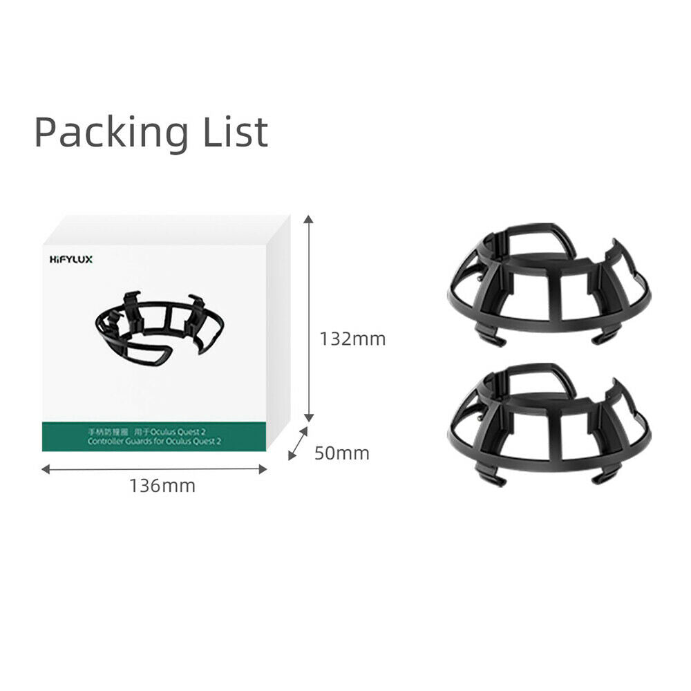 Anti-collision VR Touch Controller Protective Cages For Oculus Quest 2 VR