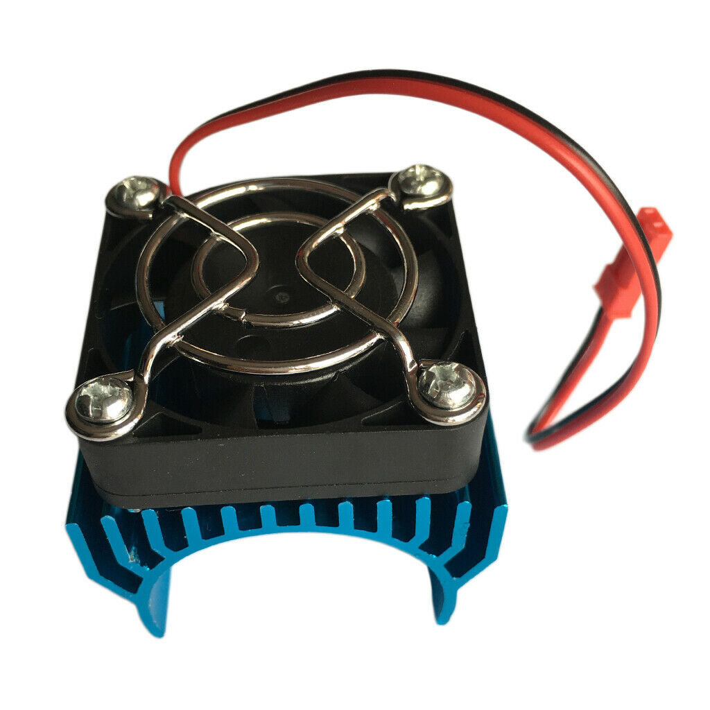 Heat sink motor cooling fan accessory for 1/10 RC motor