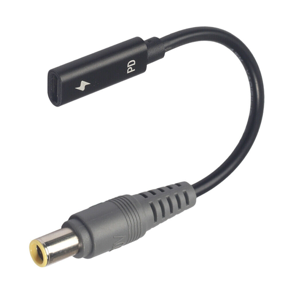 2x USB Type C Power Charger PD Charging Cable for Thinkpad X61S R61 T410