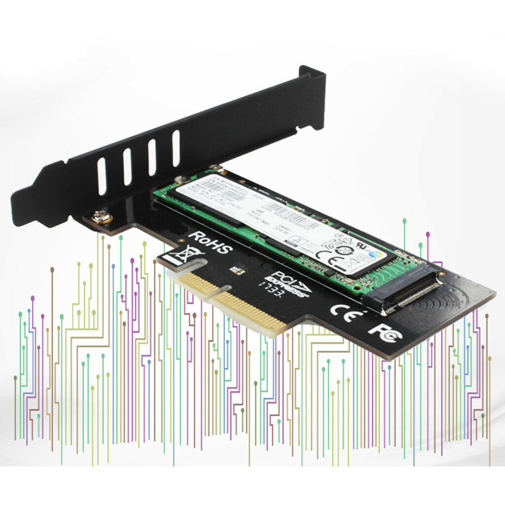 1 Pc M.2 to PCIe Adapter, NVME SSD PCI-e 3.0 x 4 Host Controller Expansion Card