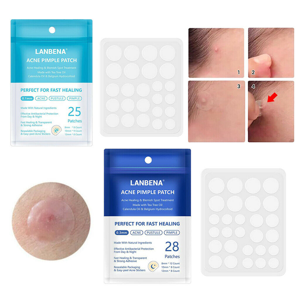 25Pcs Hydrocolloid Acne Patch Removal Facial Spot Face Skin Care Daily Use