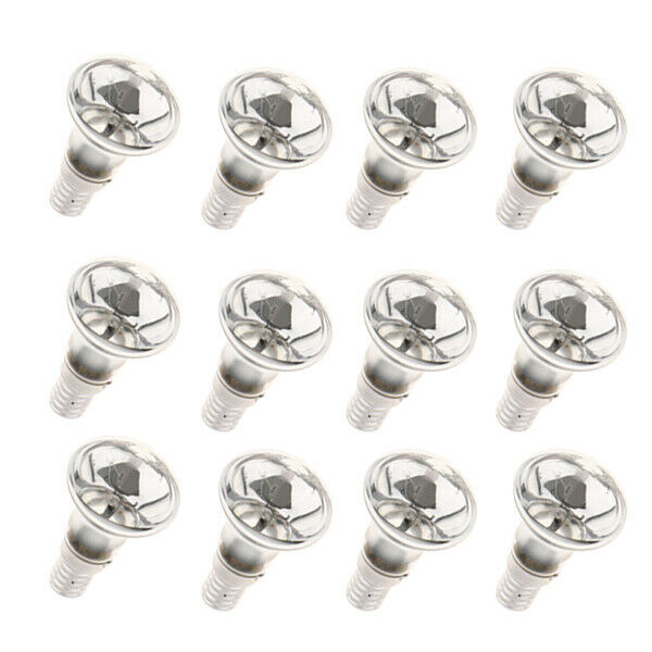 12Pcs Durable 25W R39 Reflective Spotlight   Lamp Bulb Small Screw SES E14