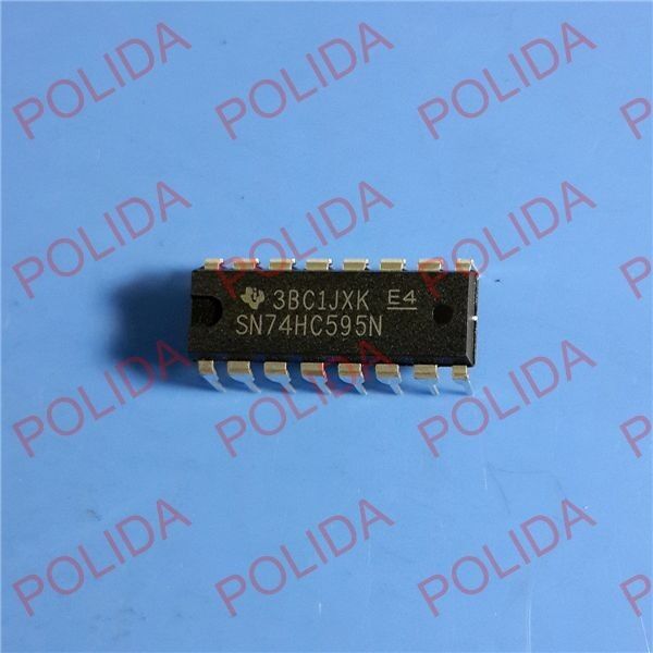 10PCS 8-Bit Shift Register IC TI DIP-16 SN74HC595N SN74HC595NE4 74HC595