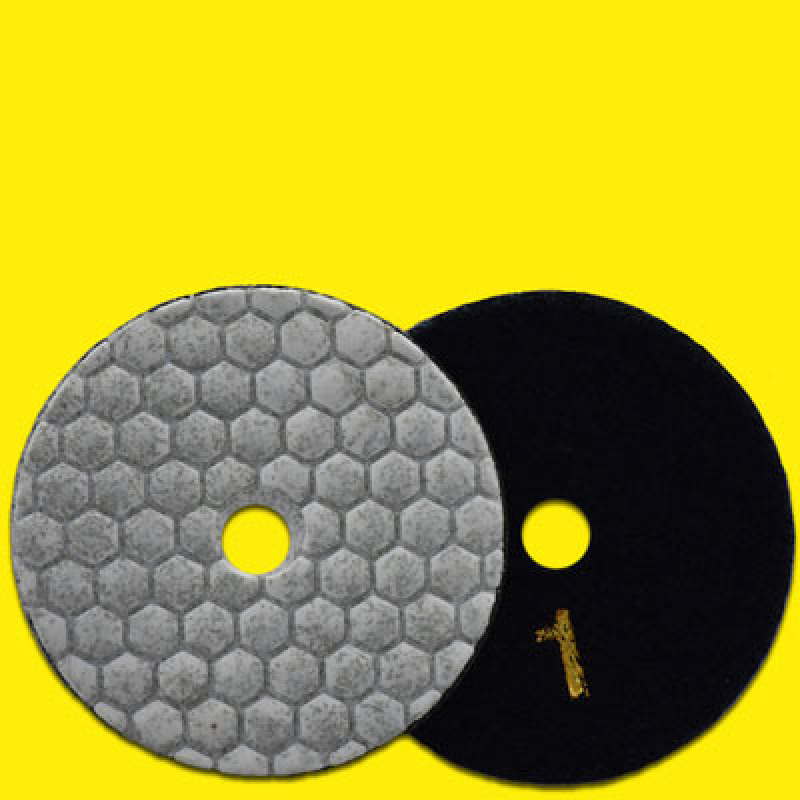 for Quartz Granite Stone Marble 3 Inch 3 Step Set Diamond Dry Polishing Pad
