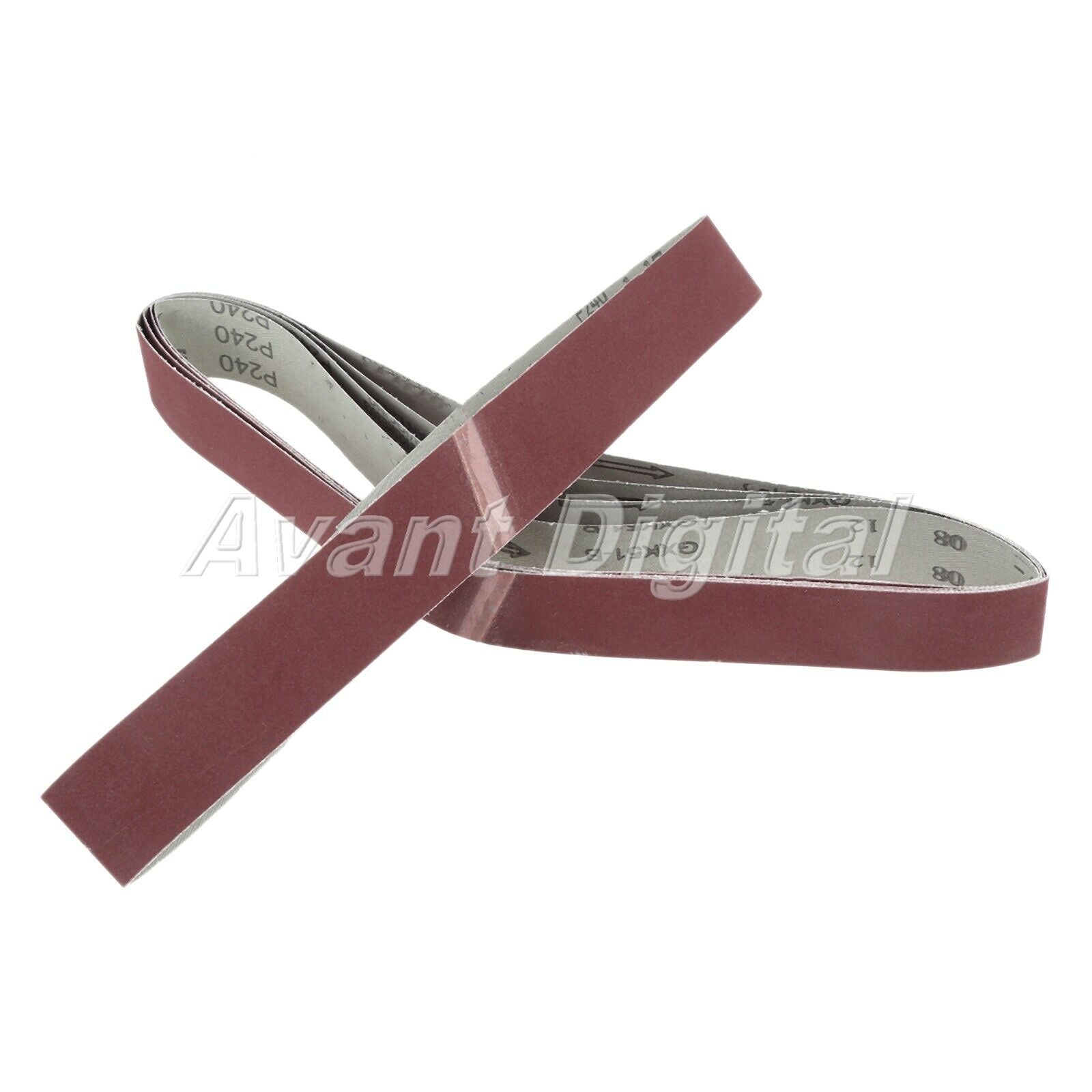 240# Grit Sander Sharpening Sanding Papers Abrasive Belts Polishing Tool 5pcs