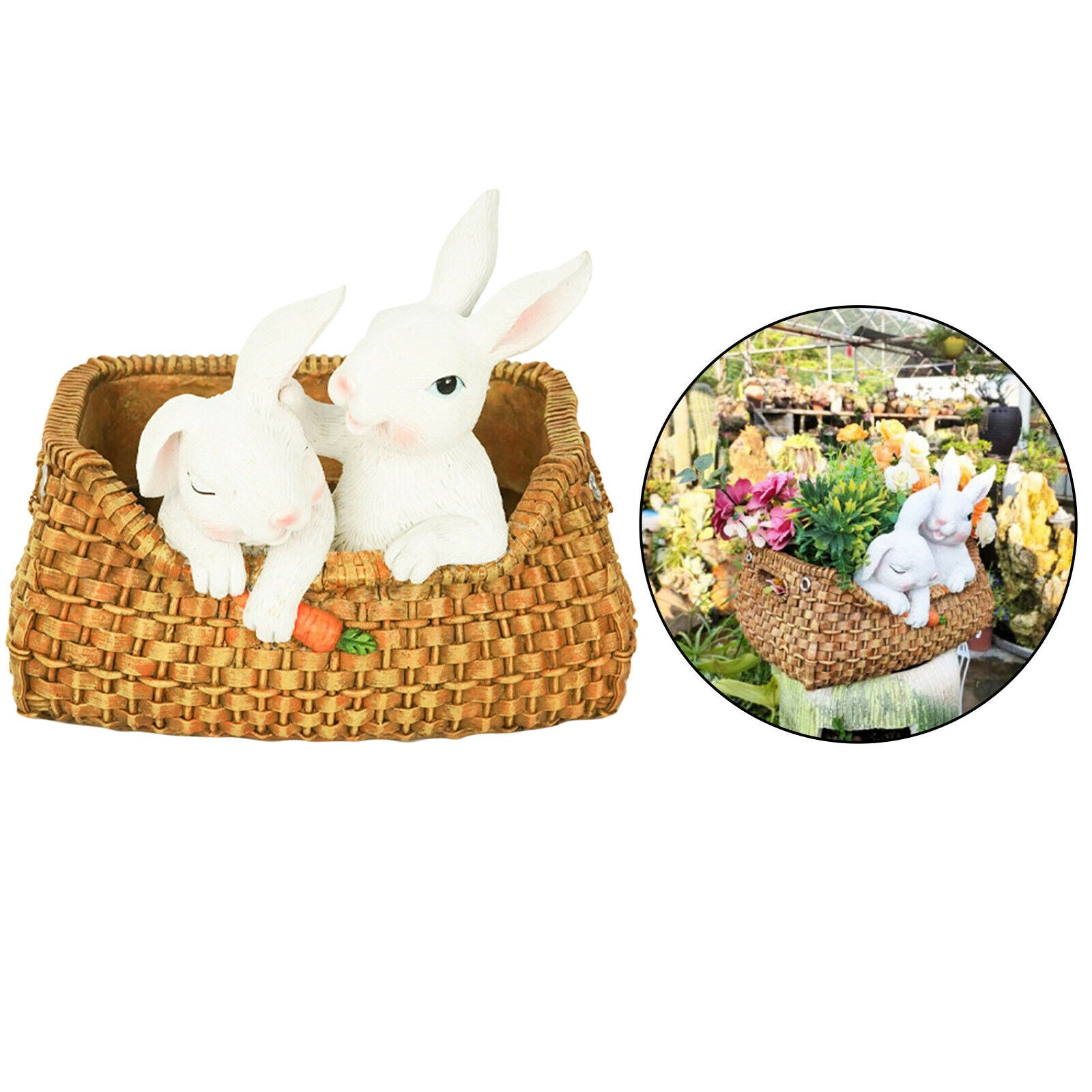 Adorable Rabbit Garden Succulent Planter Pot Mini Planter Decor Crafts