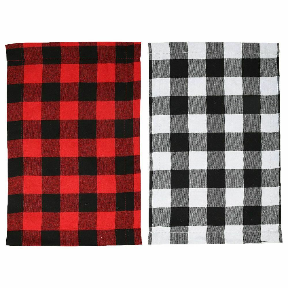Woven Placemats Buffalo Plaid Tablecloth Dining Table Decor Fall Placemats