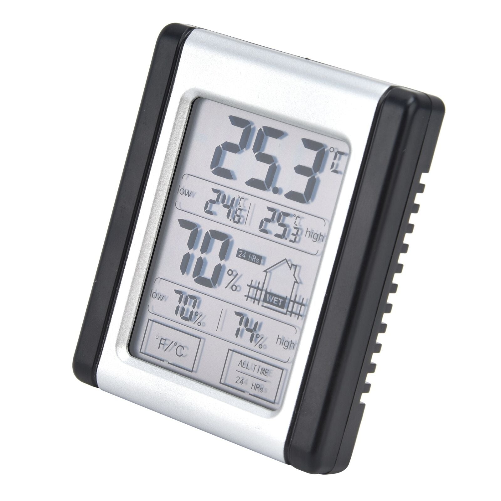High Accuracy Digital Thermometer Hygrometer Touch Screen Electronic Temperature