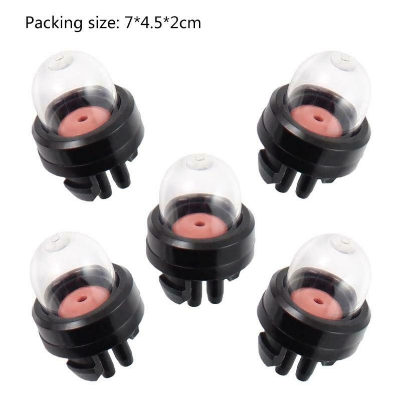 Plastic Snap in Primer Bulb 5pcs Gas Trimmer Replacement Parts Fits Zama BG55