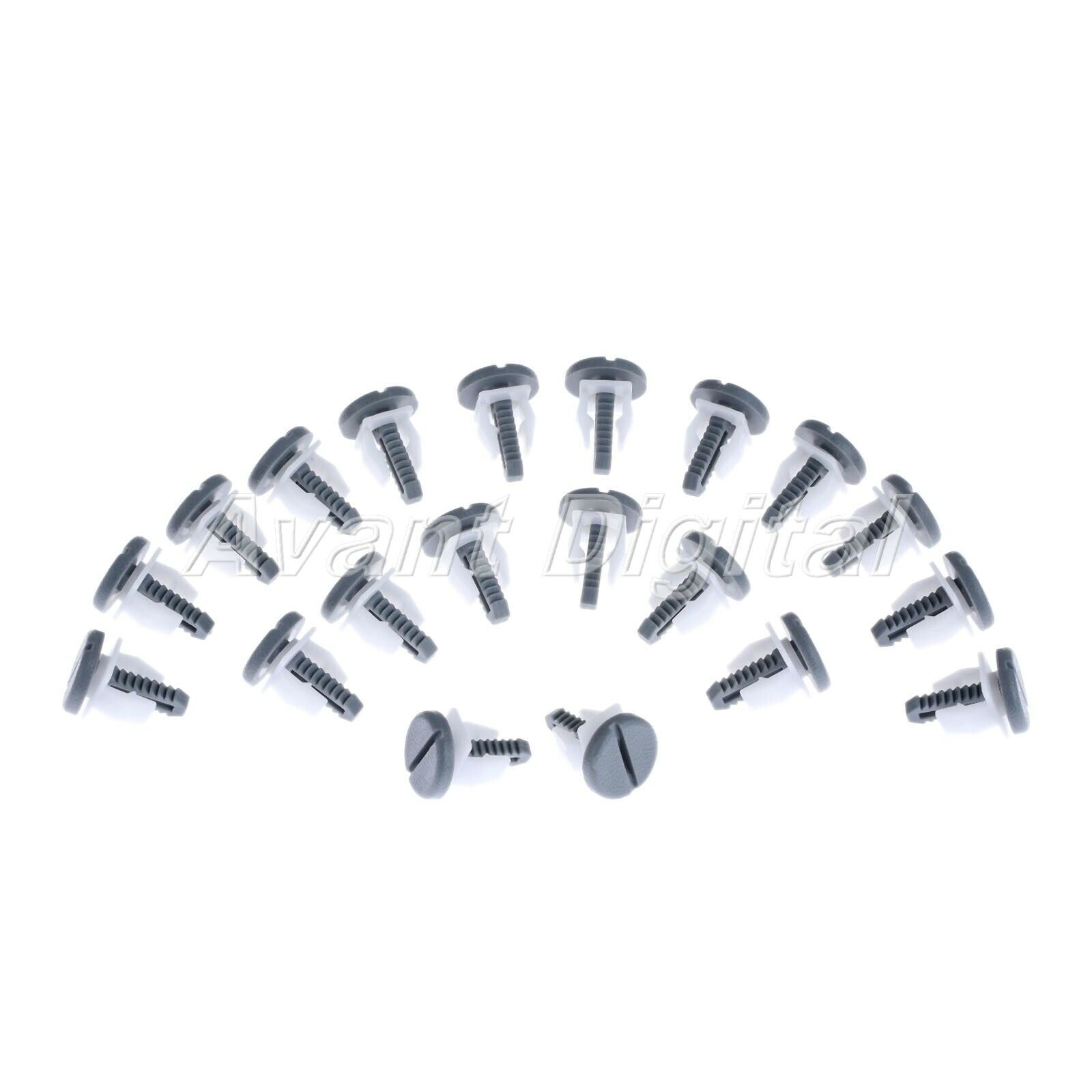 20x Fasteners Door Plate Fixed Clip Cover for Volvo Mercedes Benz Universal