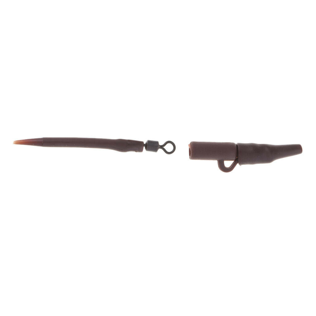 40pcs Safety  Carp Sleeves Quick Change Swivels Fishing Accessory