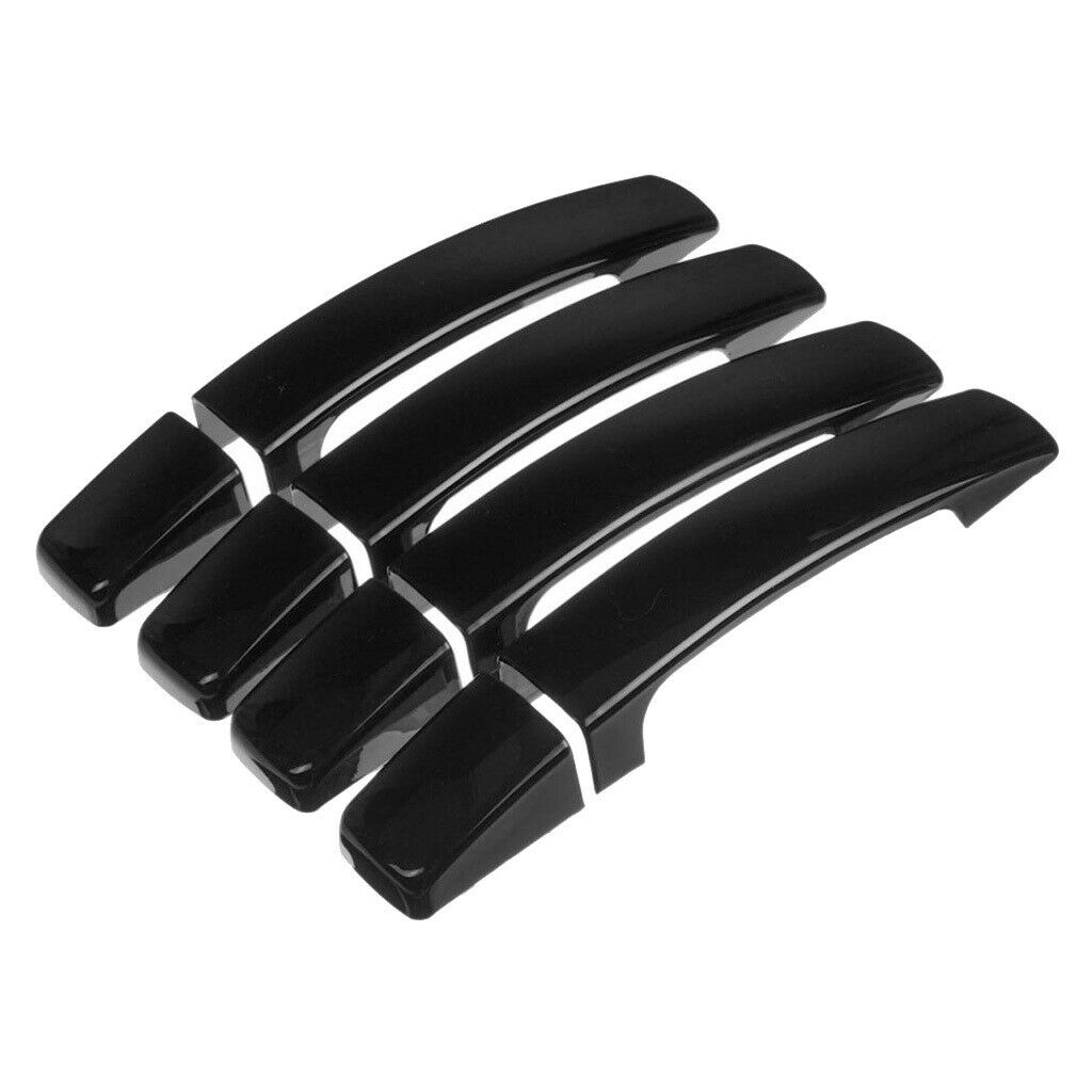 8Pieces Door Handle Cover For LR Range Rover Sport LR2 2005-2009 Gloss Black