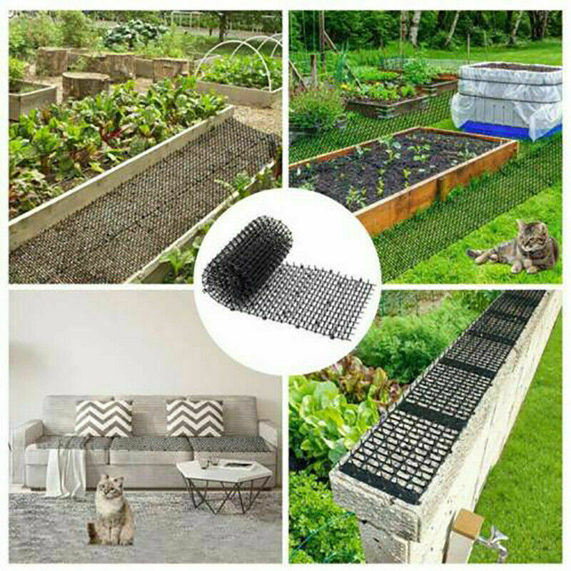 3 Cat Scat Mat Spike Pest Deterrent Wall Protect Repellent Animal Scarer 49x13cm