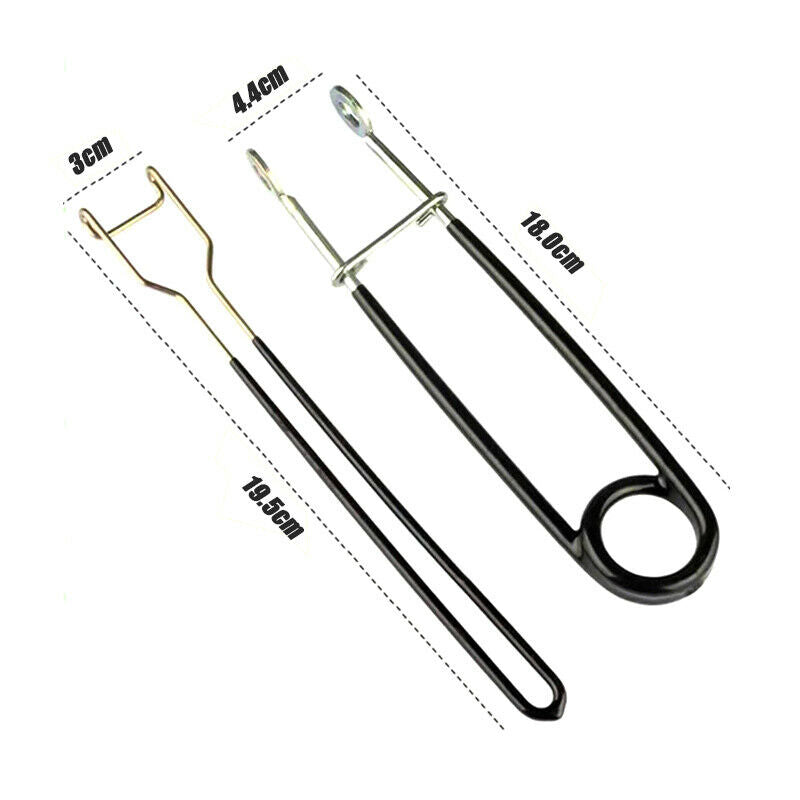 2Pcs/Set Fish Mouth Opener +Jaw Spreader Carp Trout Bass Lock Hook Remove TaBDA