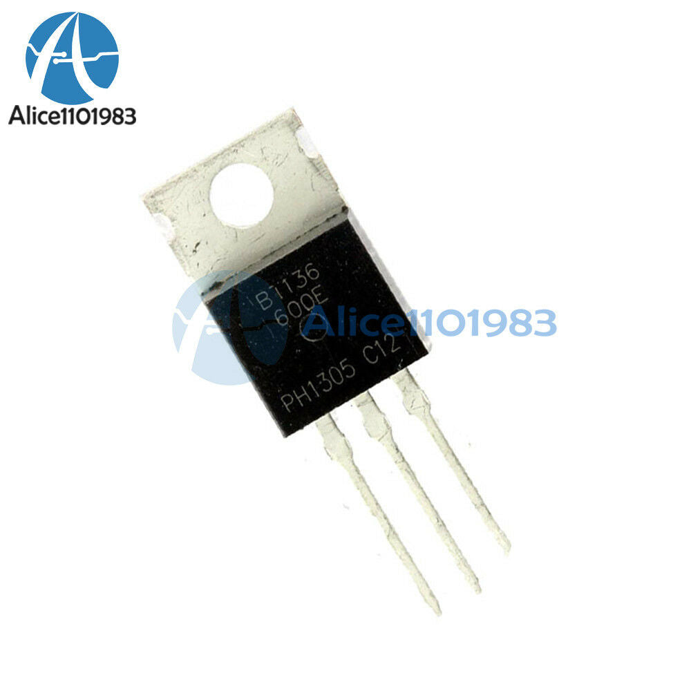20PCS BT136 BT136-600E BT136-600 4A Triac 600V TO-220