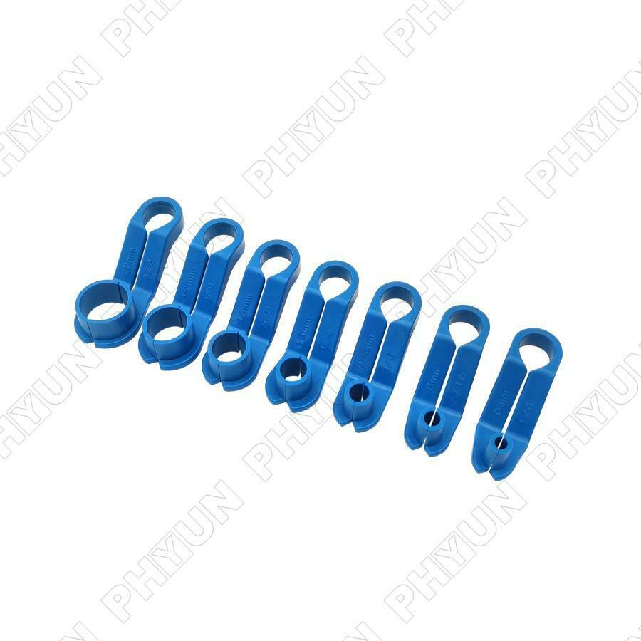 AC/Fuel Line Angled Disconnect Tool Set 7 Sizes For Ford Chrysler AC Lines 39400