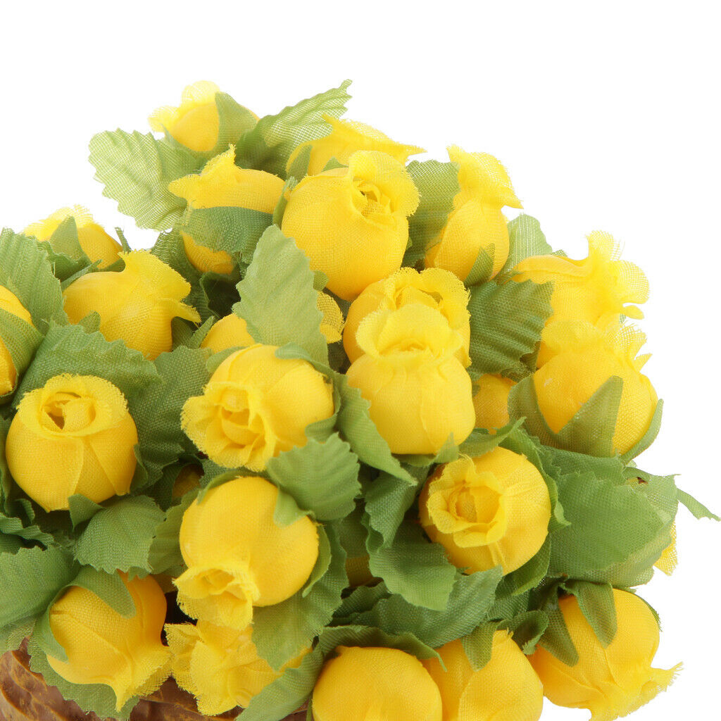 144pcs Artificial Flower Rose Heads