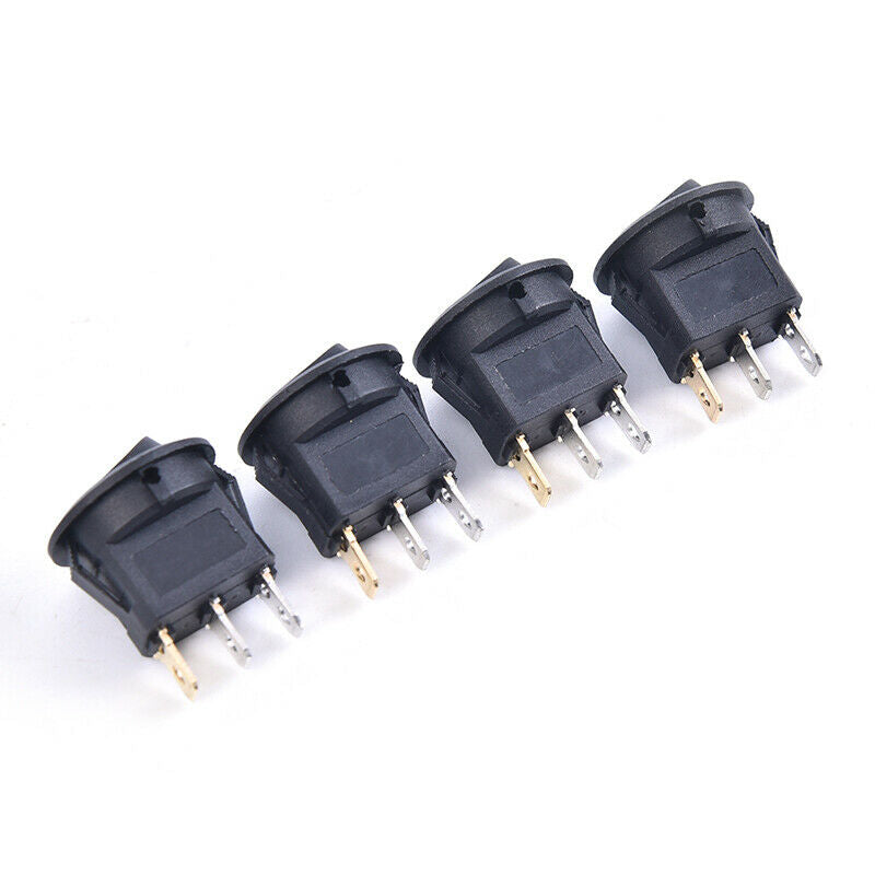 4Pcs 12V 20A Round Rocker Switch ON/Off LED Light Car Marine Boat Dot Tog.l8