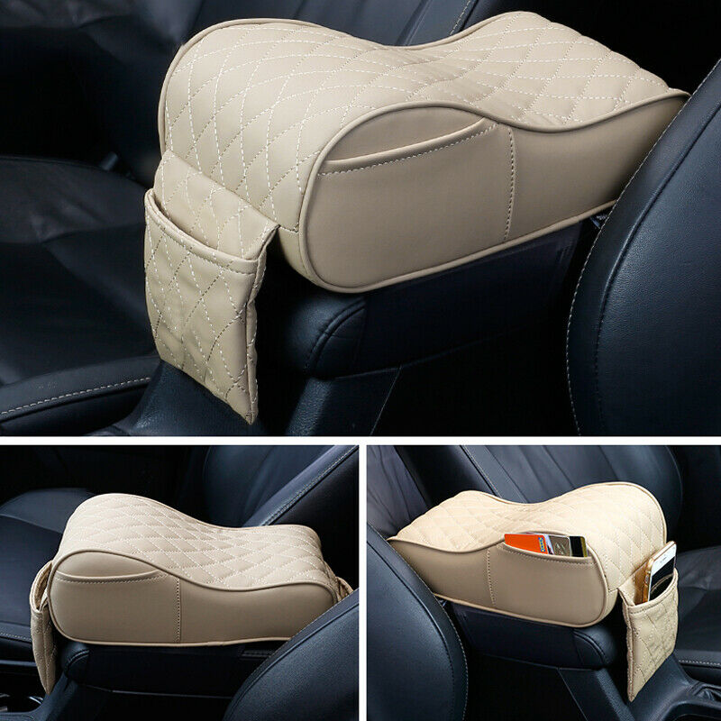 1PC Car General Cover Rest Center Box Armrest Pillow Memory Cotton Foam Cushion