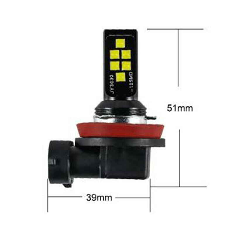 Anmingpu 2x Car Fog Lamp H11 Led LampLed Fog Light Bulb White Ice BlueBDAU