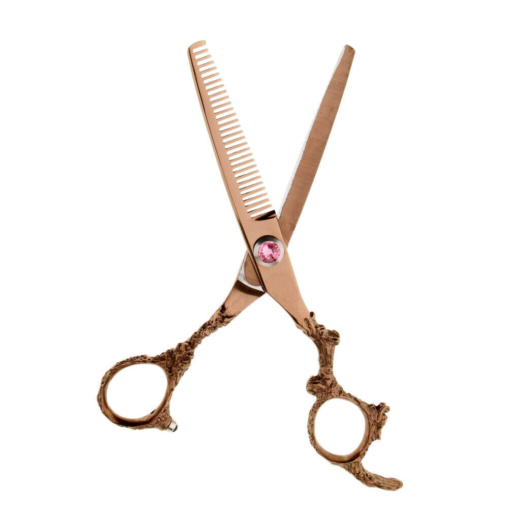 Stainless Steel Barber Hair Cutting Thinning Scissors Shears Tool 6.69" Teeth