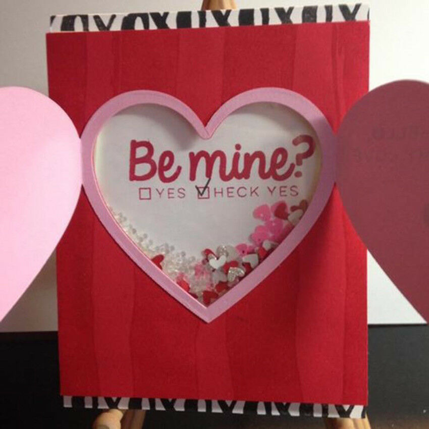 1PC Cutting Dies Love Letter Heart Metal Dies Scrapbooking Craft Die Cut Stamps