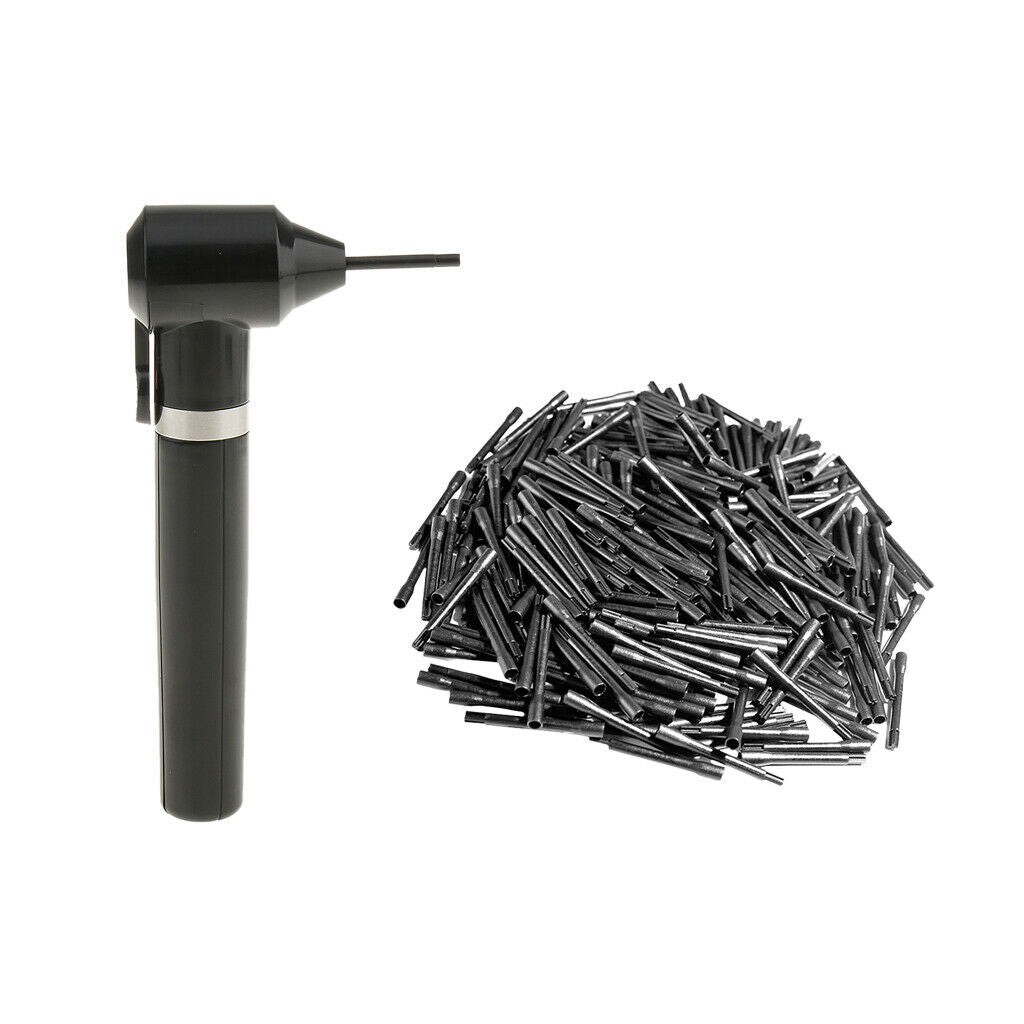 Tattoo Ink Pigment Mixer Machine Color Mixing Agitator + 205pcs Sticks Black