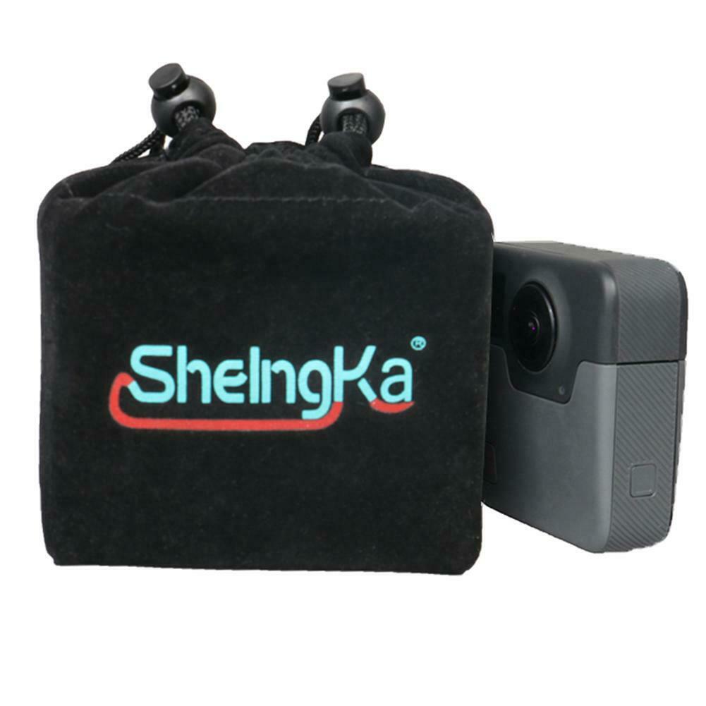 Dust-proof Bag Flannelette EV Sponge Protective Cover Bag for GoPro Fusion @