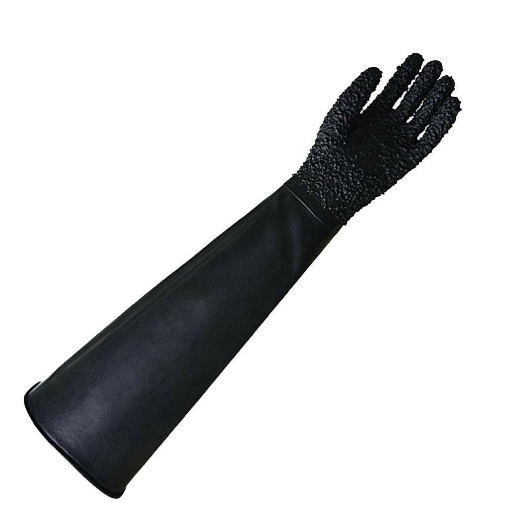 68cm Left Work Protective Gloves for Blasting Sand Blast Cabinet Industrial