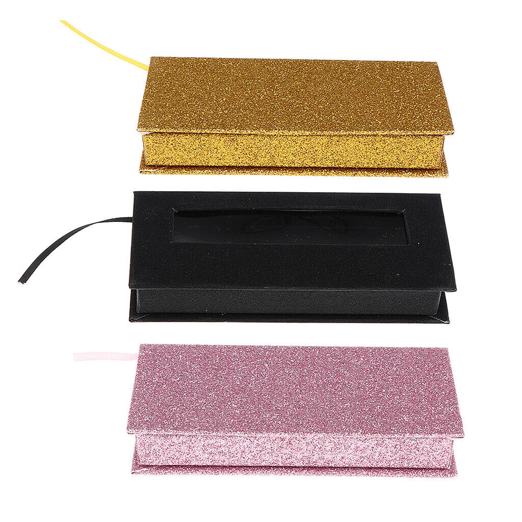 1x Magnetic False Eyelash Storage Case Container Eye Lash Holder Box Black